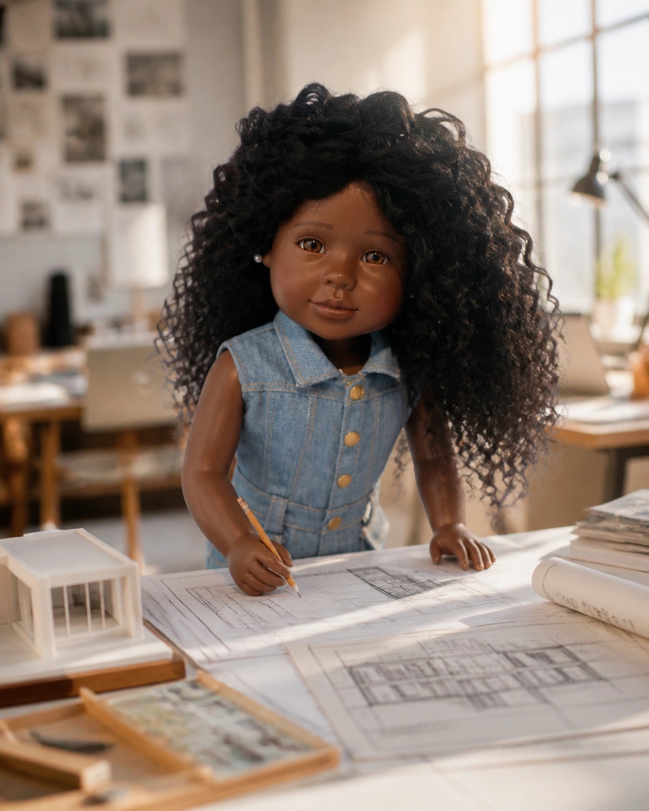 London – Future Architect Doll for Girls | 18-Inch Confidence Doll