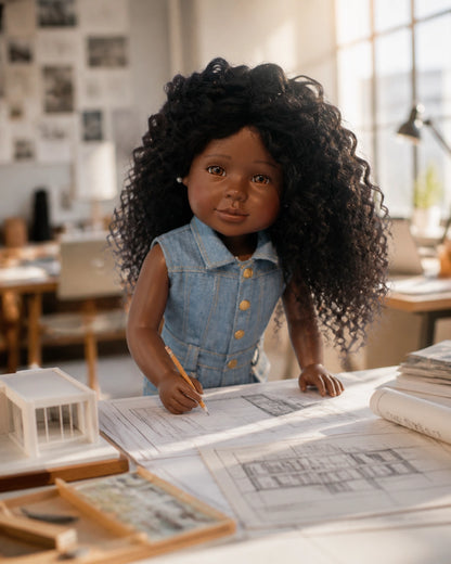 London – Future Architect Doll for Girls | 18-Inch Confidence Doll