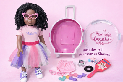 Travel Suitcase Set for 18” Dolls ✈️ Adventure, Confidence & Imagination in Every Trip