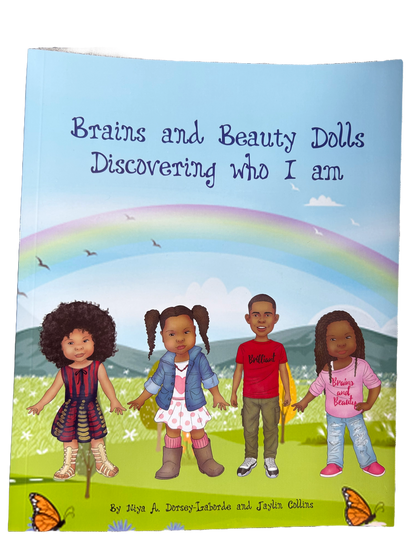 Brains and Beauty Dolls: Discovering who I am- Reading and coloring book