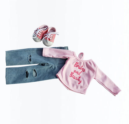Brains and Beauty Denim Set