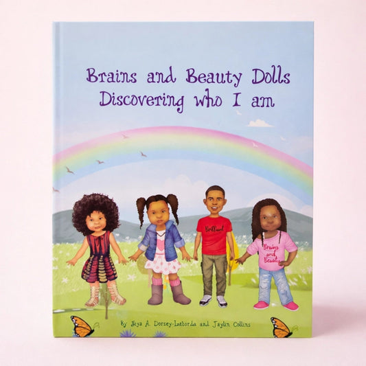 Discovering Who I Am confidence-building reading and coloring book for girls open pages showing activity and illustration