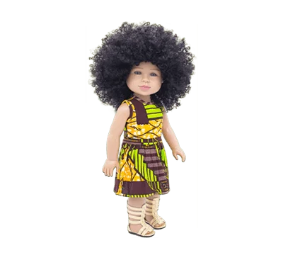 Khari’s African Print Dress for 18 inch dolls